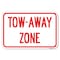 Signmission Tow-Away Zone Heavy-Gauge Aluminum Sign, 12" x 18", A-1218-24365 A-1218-24365 - alternate 1